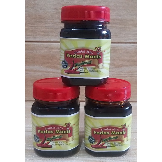 ✔MURAH Sambal Petis Pedas Manis Siap Makan Halal 150gr / Sambel Petis