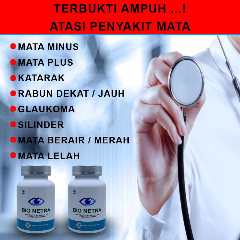 BIO NETRA OBAT MATA HERBAL AMPUH MENGOBATI SEGALA MACAM PENYAKIT MATA, SEPERTI: MATA MINUS, MATA PLUS, KATARAK, RABUN DEKAT, RABUN JAUH, GLAUKOMA, RETINA, SILINDER, MATA BERAIR, MATA MERAH, MATA LELAH HERBAL ALAMI MUJARAB TERLARIS PROMO COD IDEA BEST SELL