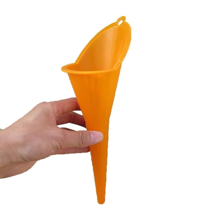 Carzkool Nozzle Corong Air Minyak Bensin Kendaraan Long Mouth Funnel - 7RRSCDOR - Orange