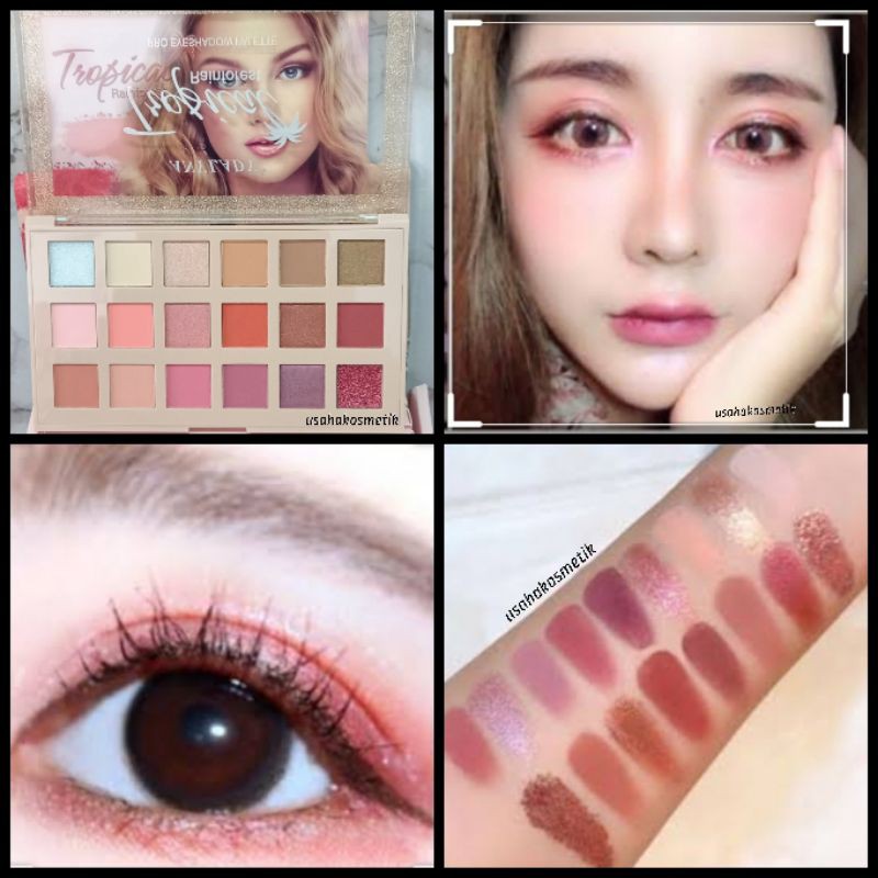 DISKON EYESHADOW PALETTE ANYLADY UNICORN18WARNA NO.781/800