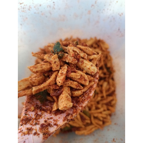 

basreng ekstra pedas daun jeruk 1/4kg(asli Sukabumi)