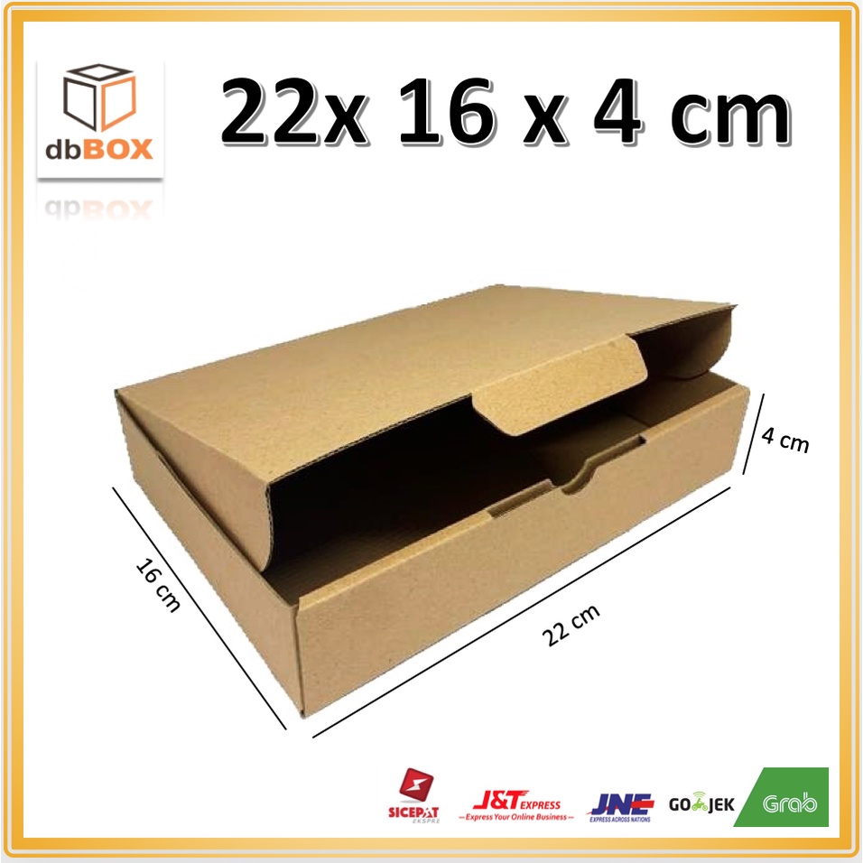 Kardus  22x16x4 cm....Die Cut kotak aksesoris-dll model box pizza-1