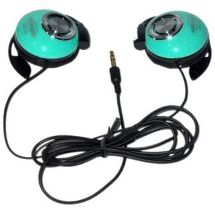 Mediatech MSE-02 Earhook Earphone - Hijau [56015]