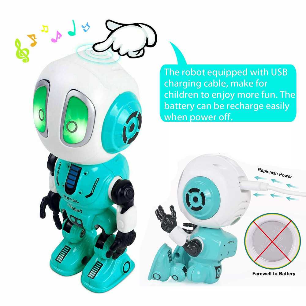 (100% BARANG ORI) Mainan Anak Repeat Talking Smart Robot Children Toy - X-0119