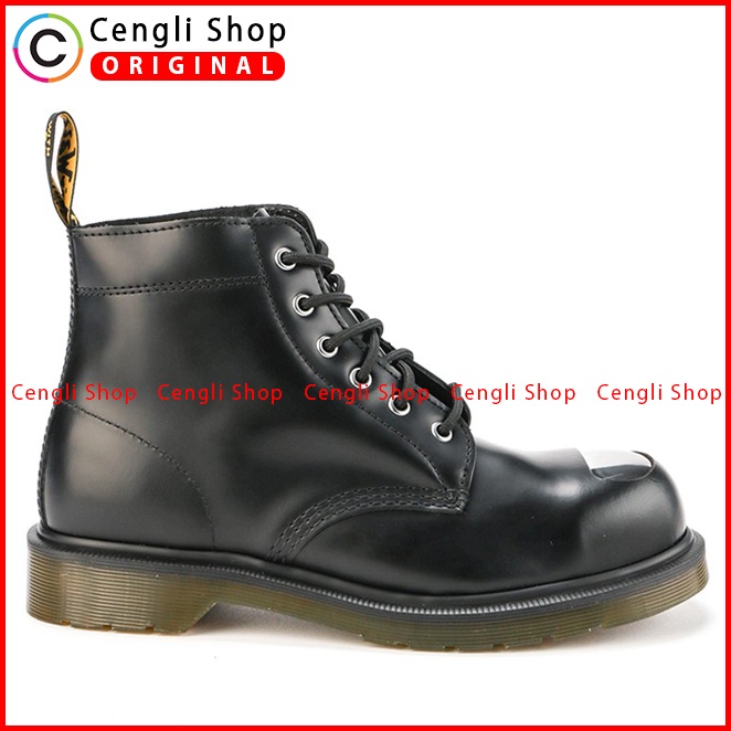 SEPATU BOOT PRIA DR MARTENS ORIGINAL DOCMART 101 EST EYE BLACK