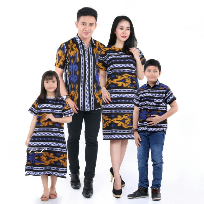 COUPLE KELUARGA BATIK COUPLE DRES BATIK COUPLE DRESS BATIK PENDEK COUPLE BAJU NATAL