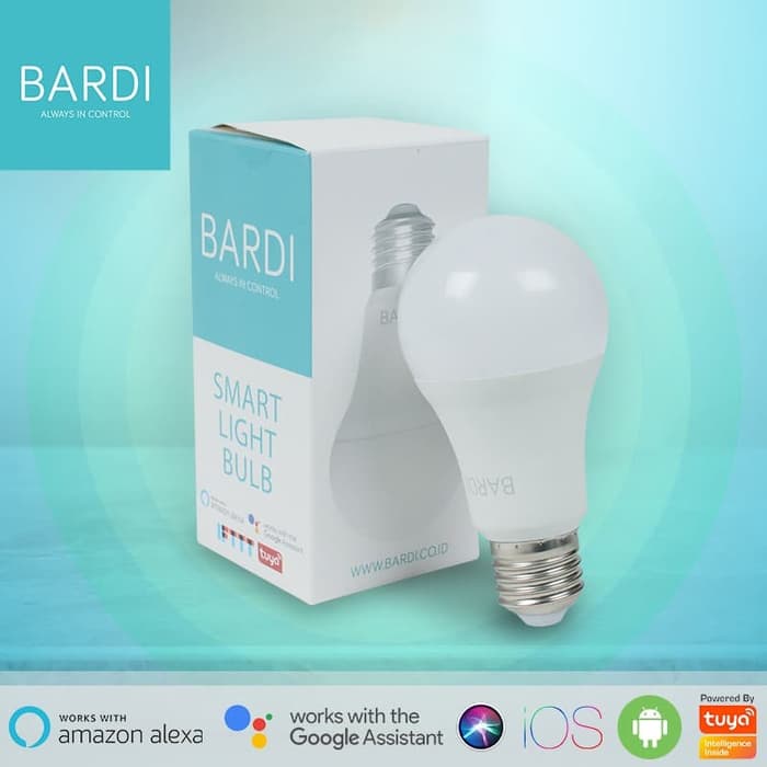 BARDI Smart LIGHT BULB RGB+WW 9W Wifi Wireless IoT For Home Automation