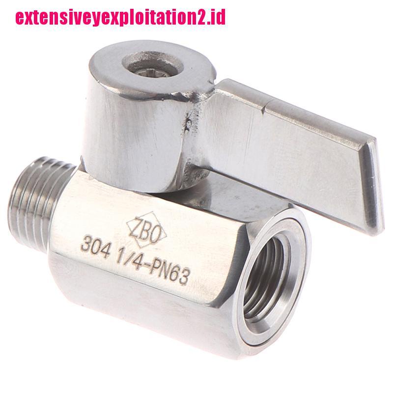 &lt; E2id &amp; &gt; Npt Male &amp; Female Bola Mini 1 / 4 &quot;Bahan Stainless Steel 304