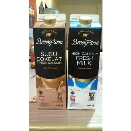 Jual BROOK FARM FRESH 946ml (fresh Chocolate, Milk Plain) | Shopee ...