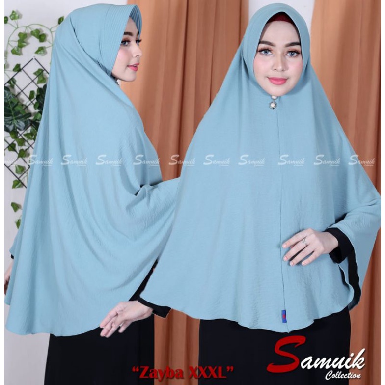 JILBAB KRINGKEL ZAYBA XXL JUMBO pet dan SIRIA TALI BY SAMUIK COLLECTION