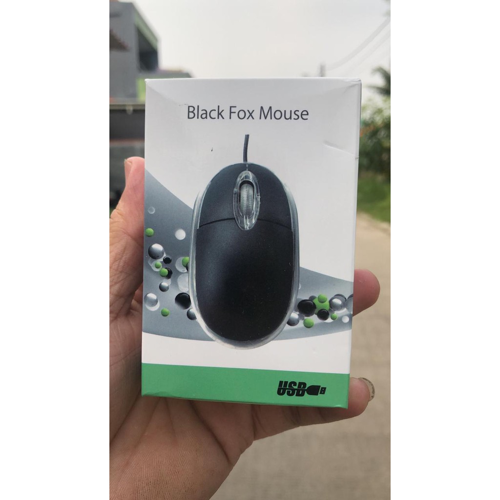 Mouse kabel USB Black fox Mouse Komputer, leptop