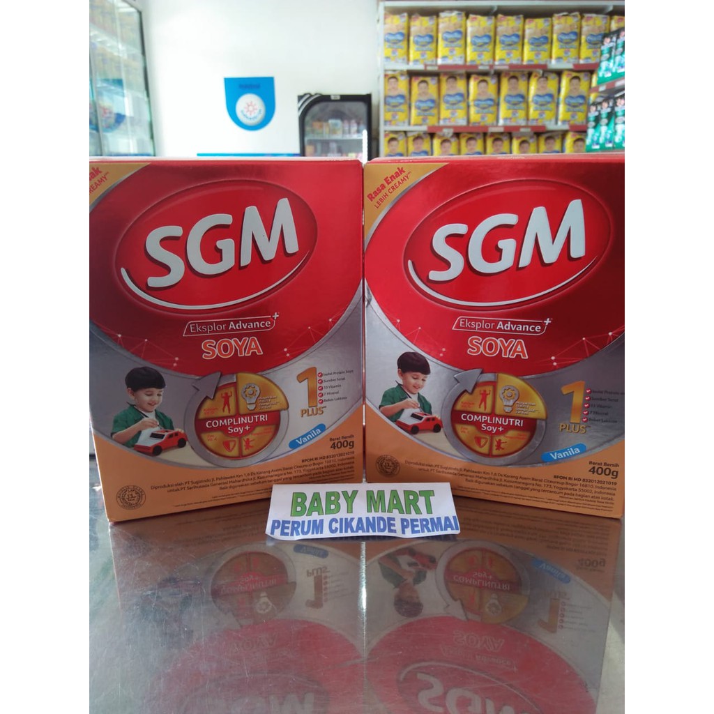 SGM EKSPLOR SOYA 1 PLUS VANILA 400gr