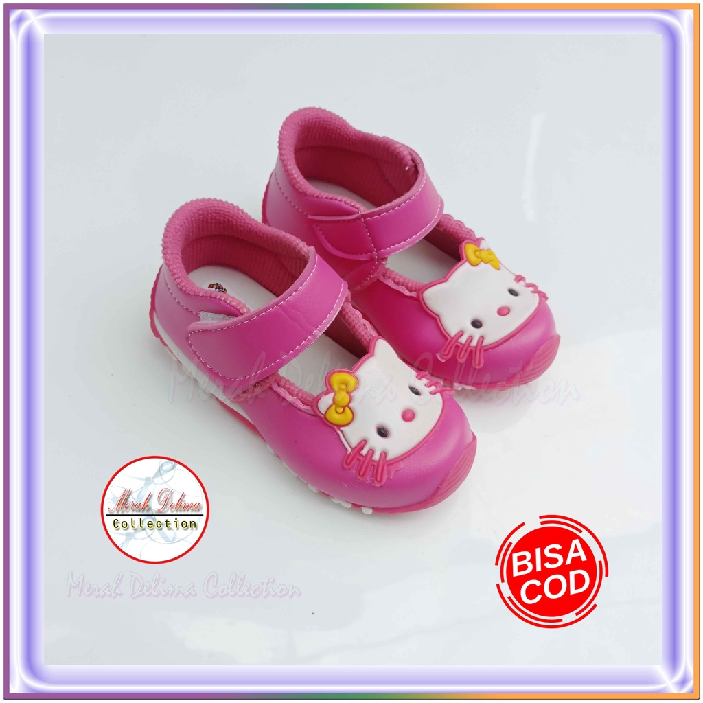 SEPATU BABY PEREMPUAN HELLO KITTY LUCU