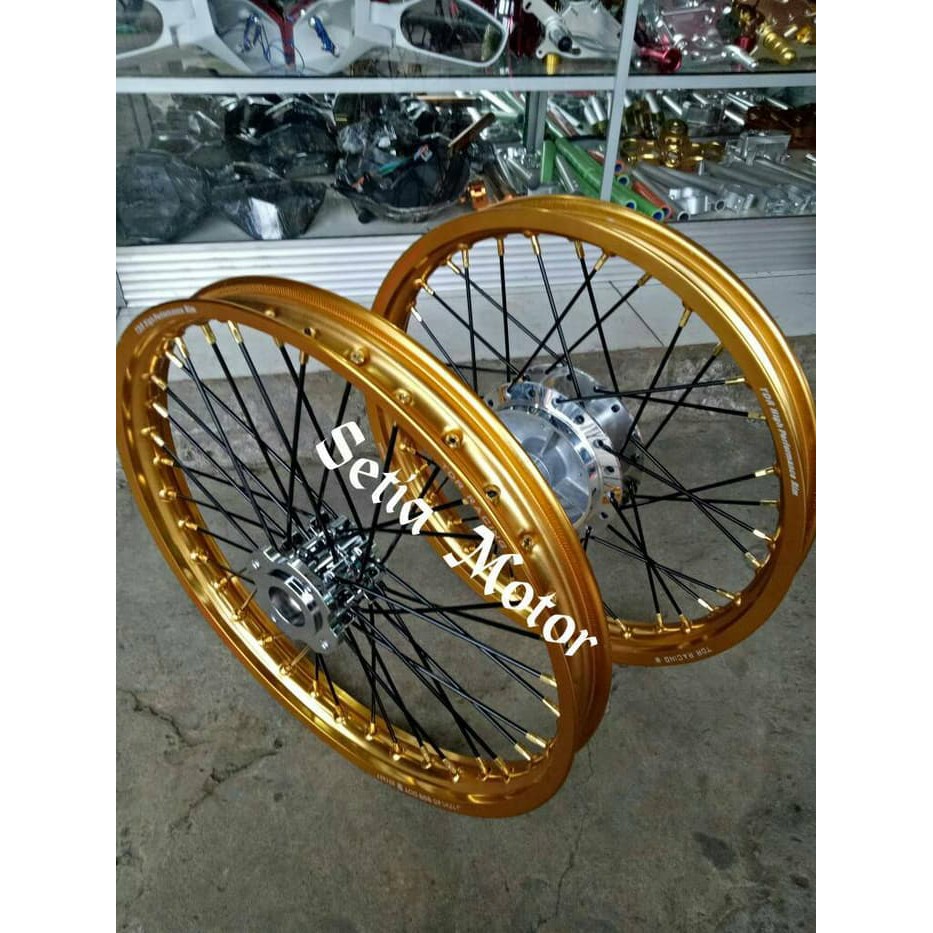 Velg Sepaket Vixion Lama/ Vixion New Paket Ban Luar Dalam Tromol TDR