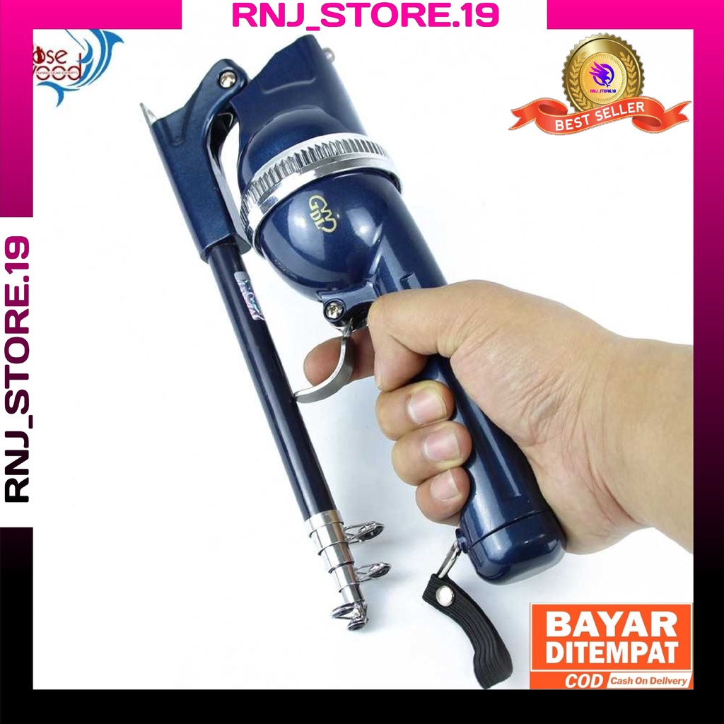 Joran Pancing Lipat Portable Model Antena/Joran Pancing Portable 1.3 Meter/Joran Pancing Udang/Joran