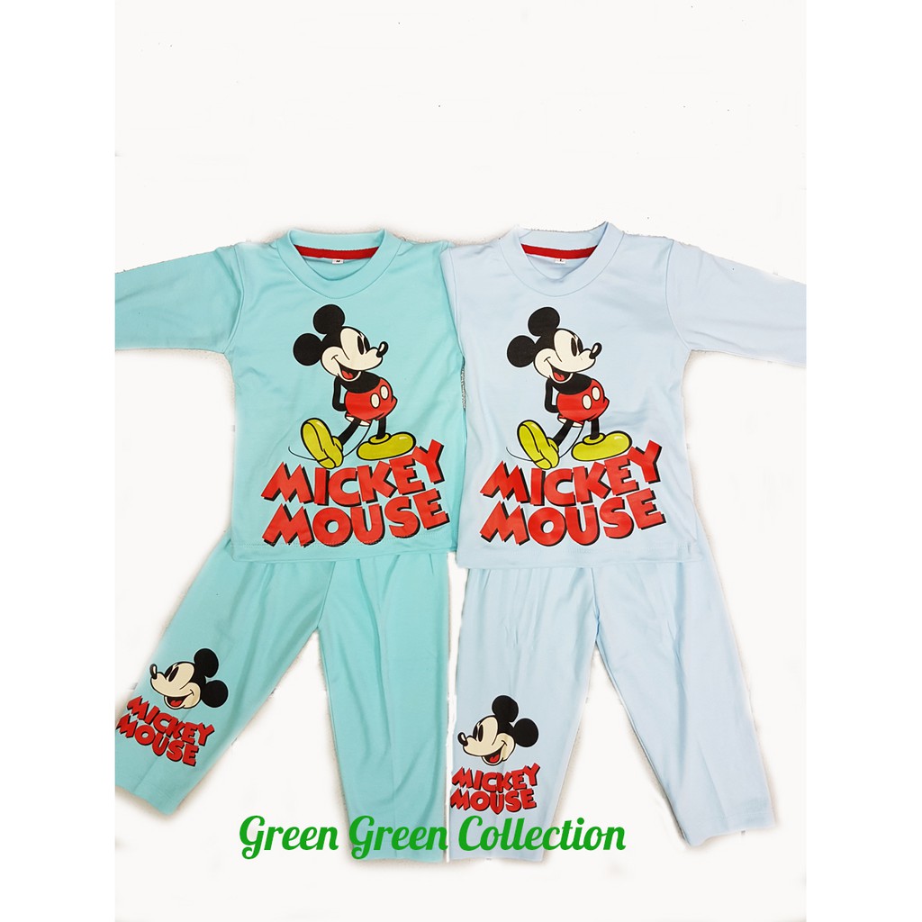 Piama anak Mickey Mouse Tosca/Biru