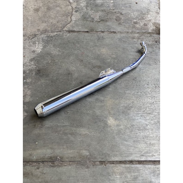 knalpot astrea grand legenda sabit bulus standar chrome NTD