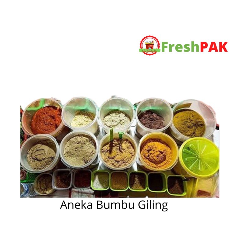 FreshPAK - Aneka Bumbu Giling Per Bungkus / Rempah Bersih | Shopee