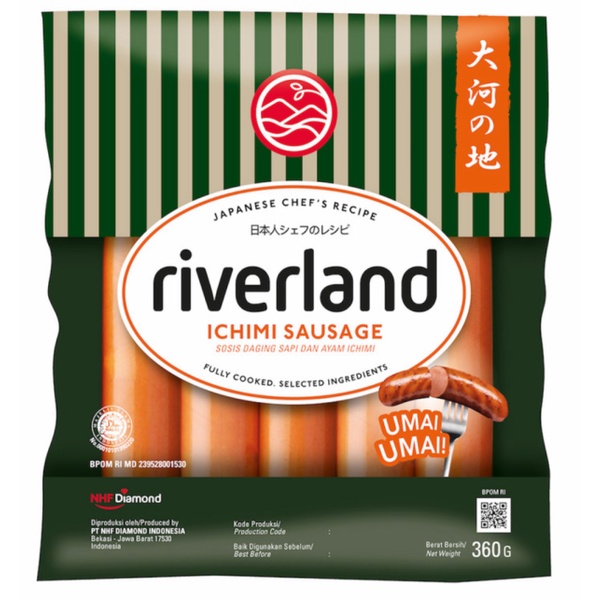 

Unik Riverland Sosis Sapi Jepang Ichimi Smoked Arabiki Beef 360gr - Ichimi Sausage Berkualitas