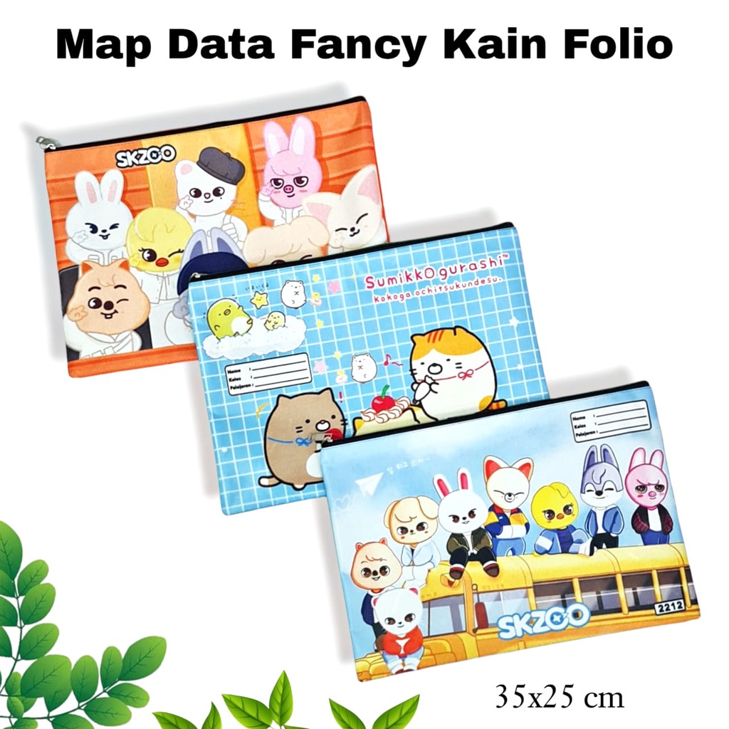 MJ Map Data Fancy Kain Folio / Map Dokumen / Map Data