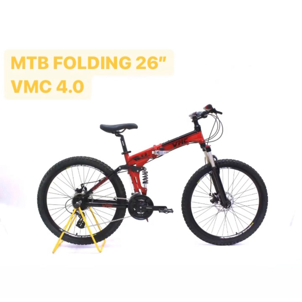 Sepeda Gunung MTB Lipat Viva  VMC 4.0 26 Inch 24 Speed Suspensi RD Shimano SNI-1