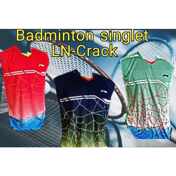 Baju badminton Kaos bulutangkis LINING Singlet Best Seller