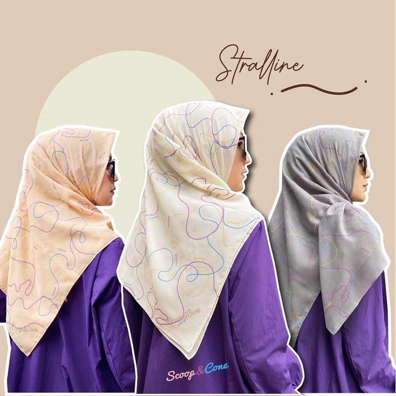 hijab scoop&cone stralline scarf