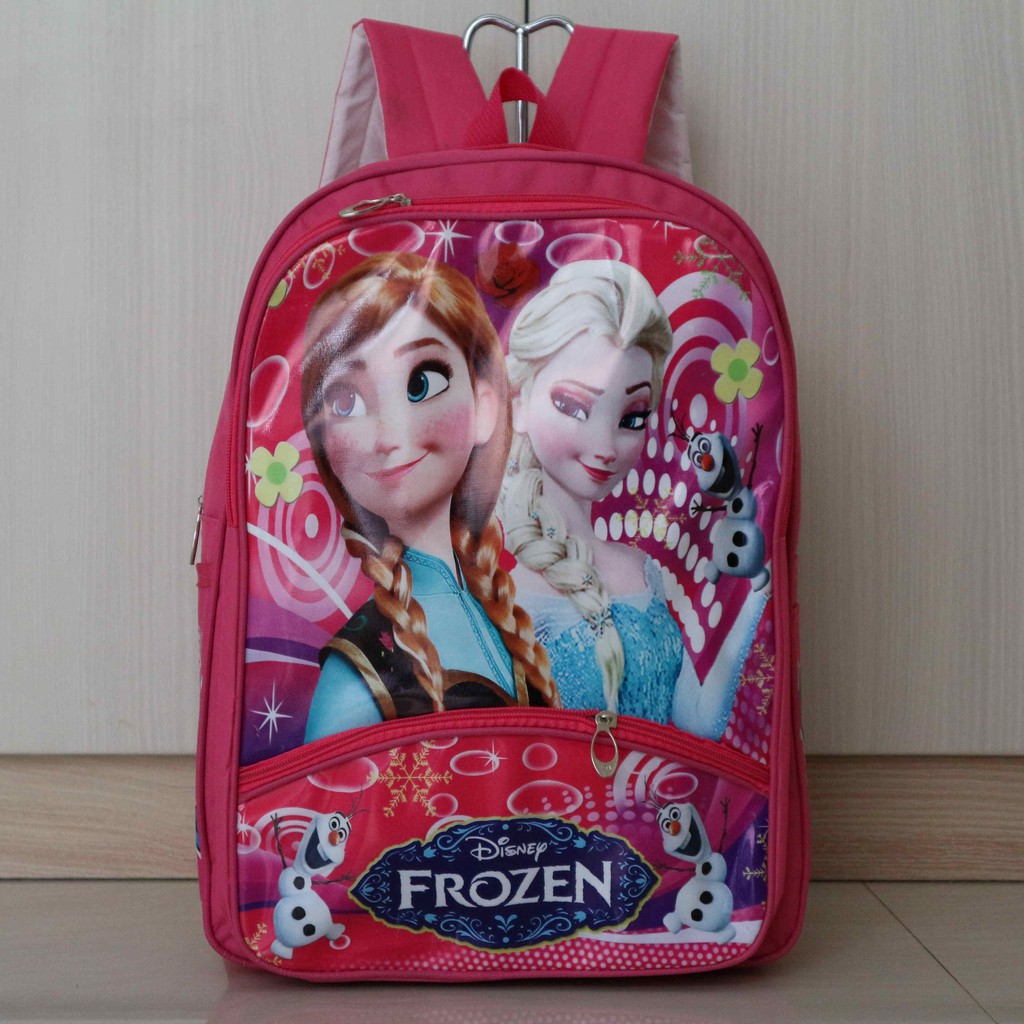 Jual Tas Ransel Sekolah Les Anak PAUD SD TK Tas Frozen Tas Cewek Kids