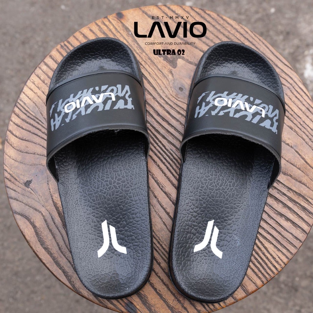 Sandal Slop Slide Slip On Kasual Keren Kekinian Lavio Ultra 1