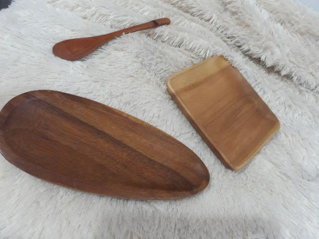 Piring Kayu Persegi 15c Oesing Craft