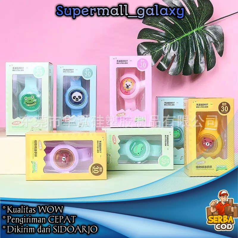 [SUPER] GELANG ANTI NYAMUK LED /GELANG ANAK BENTUK JAM TANGAN ANAK MOTIF KARTUN