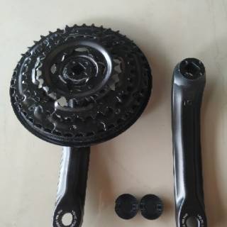 Crank gear  gir tengah shimano sepeda  MTB  3 susun 24 34 42 