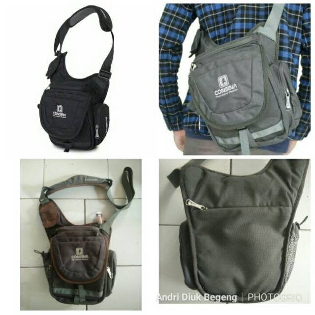 TAS SELEMPANG SLINGBAG SHOULDER BAG CONSINA SOLDIERS 147 ARMY ORIGINAL