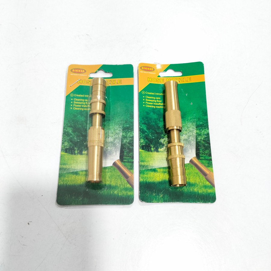 Semprotan Air Lurus Kuningan 4&quot; (inch) - Semprotan Air Hose Nozzle