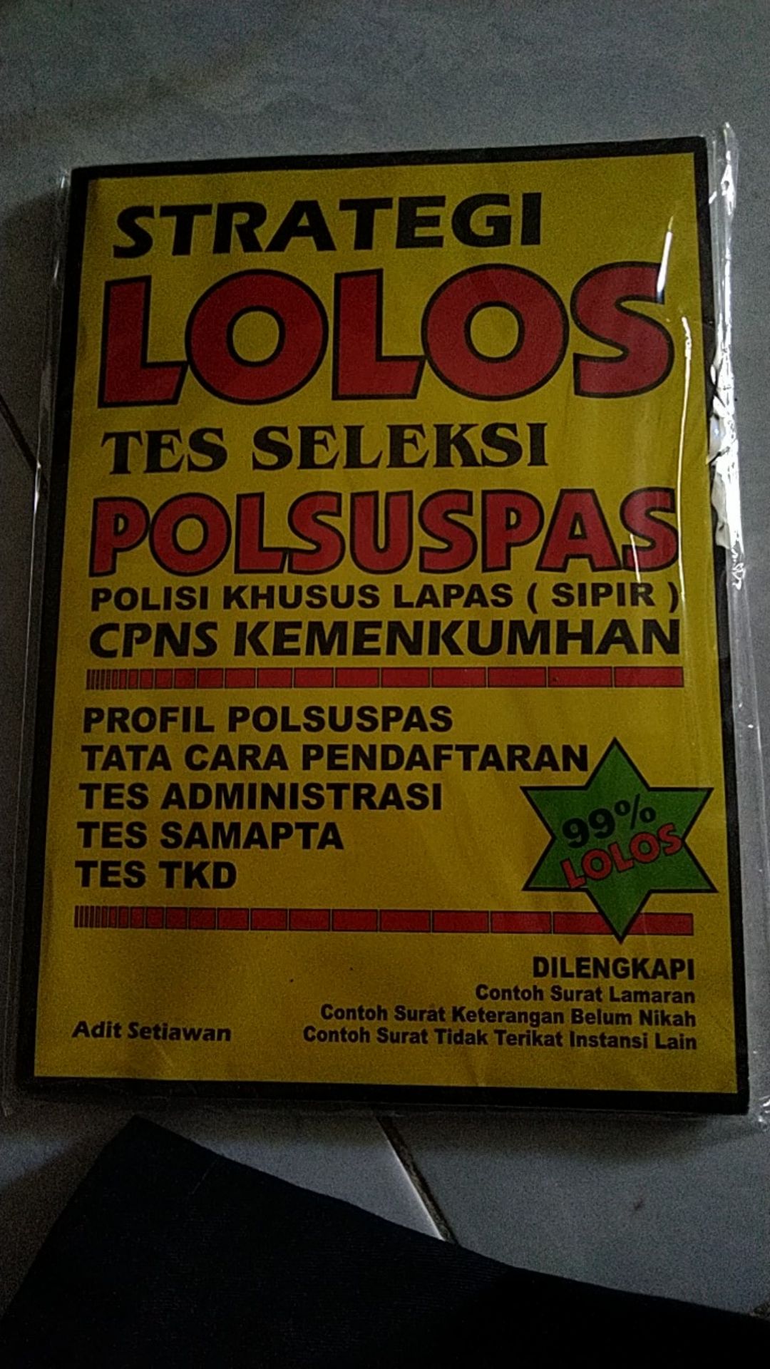 Buku Strategi Lolos Tes Seleksi Polsuspas Cpns Kemenkuham Shopee Indonesia