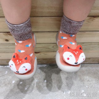  Sepatu  Kaos  Kaki  Bayi Laki laki perempuan Motif Kartun Sol 