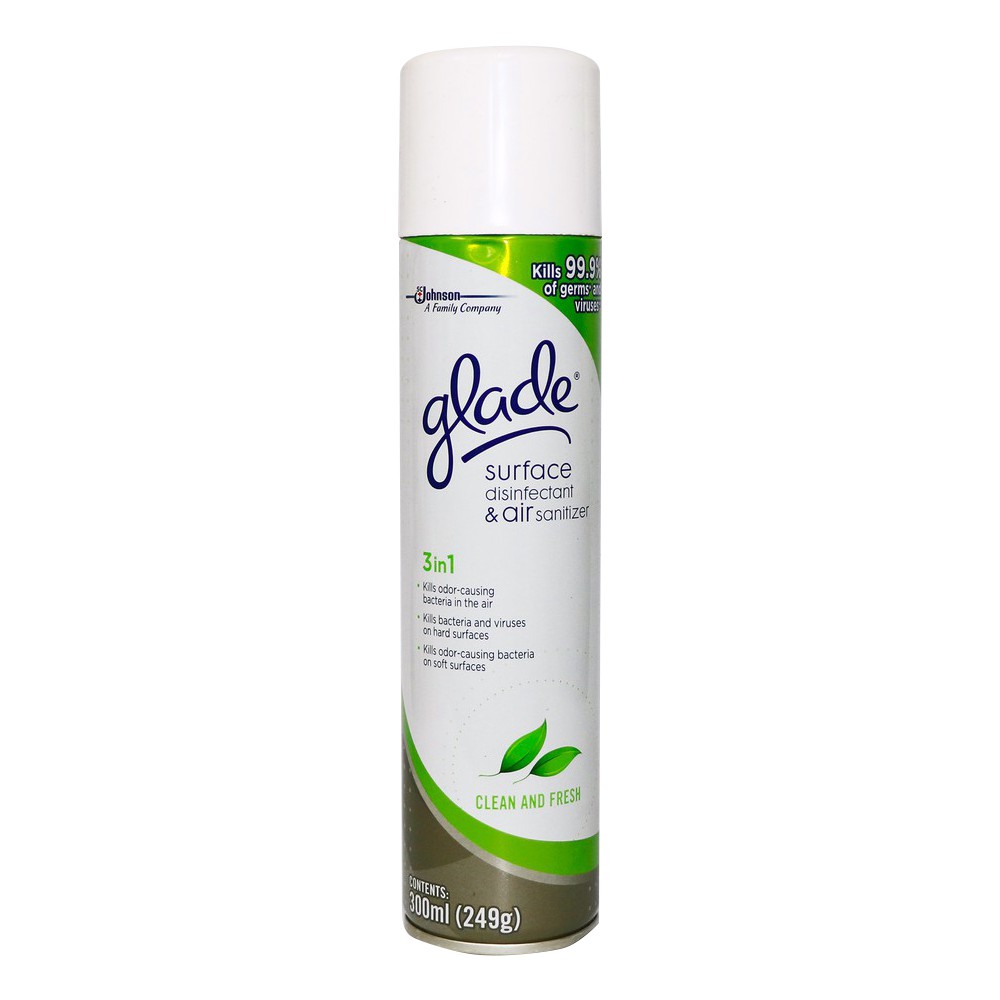 Glade 3in1 / Disinfektan Sekaligus Mengharumkan Ruangan Dan Kabin Mobil