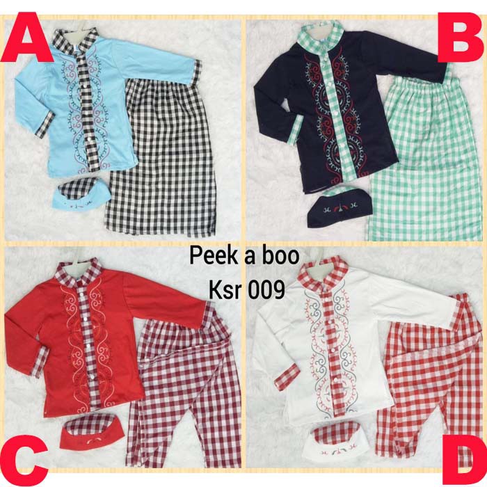 Baju Koko Sarung Bayi Baju Muslim Bayi Laki Laki Sarkoci Peek a Boo