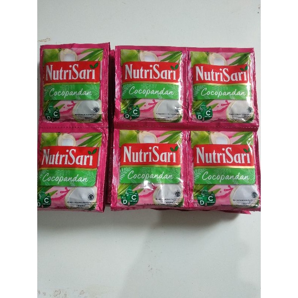 

Nutrisari Cocopandan 1 renceng isi 10