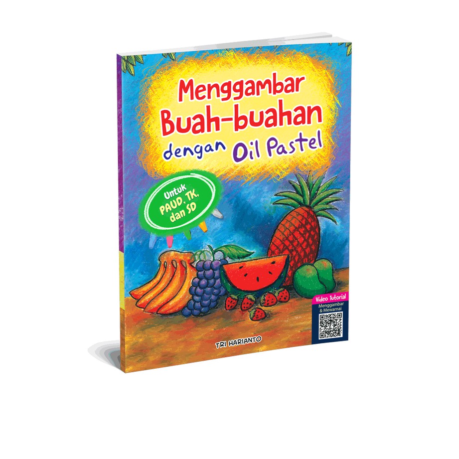 Menggambar Buah Buahan Dengan Oil Pastel Untuk Paud Tk Dan Sd