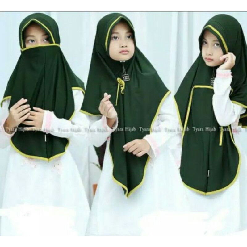 Hijab Jilbab Anak SD 8-12th Bisa Buat Masker