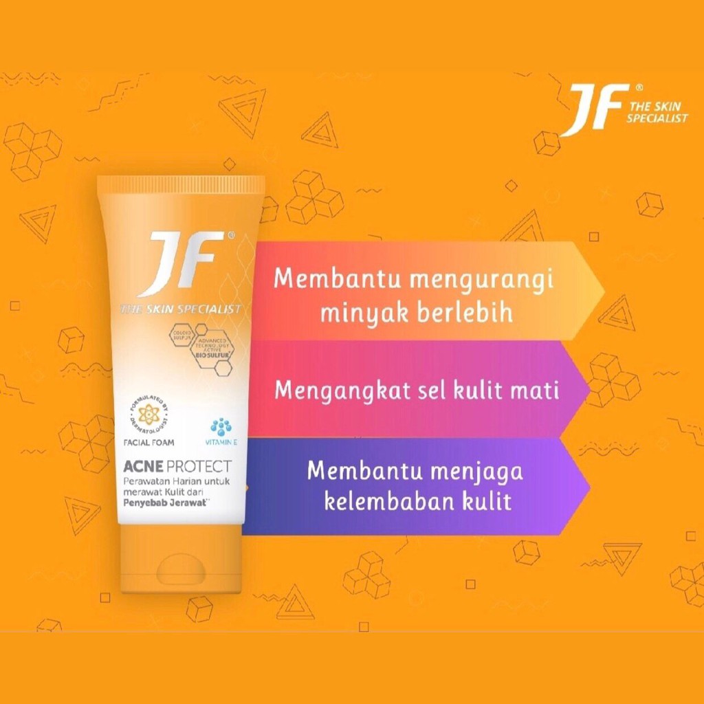 JF Sulfur Facial Foam 70 gr | Anti Acne Protect Spot Care