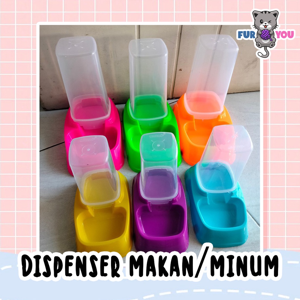 Dispenser untuk Makanan dan Minuman Hewan