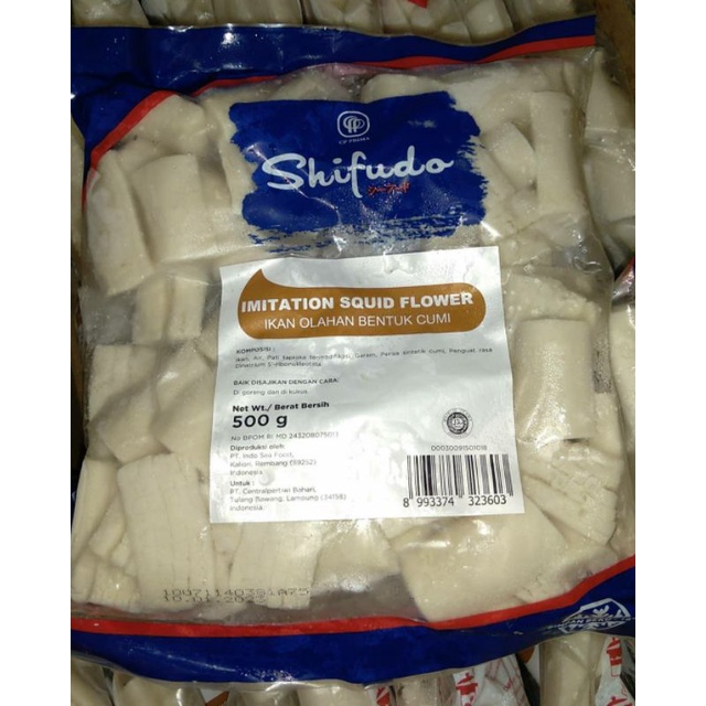 

shifudo squid flower/bentuk cumi 500 gr