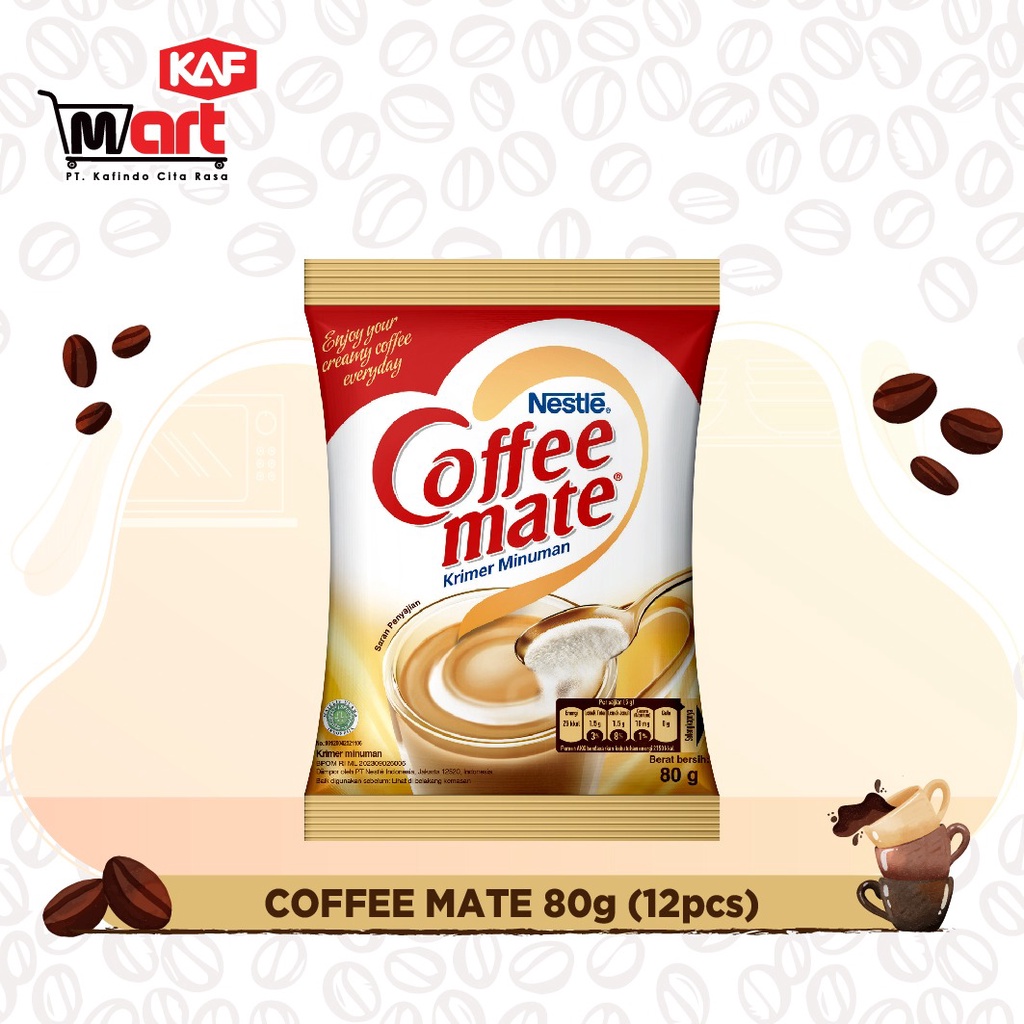 

Coffee Mate Kopi Krimer Pouch 80g – 12 pcs