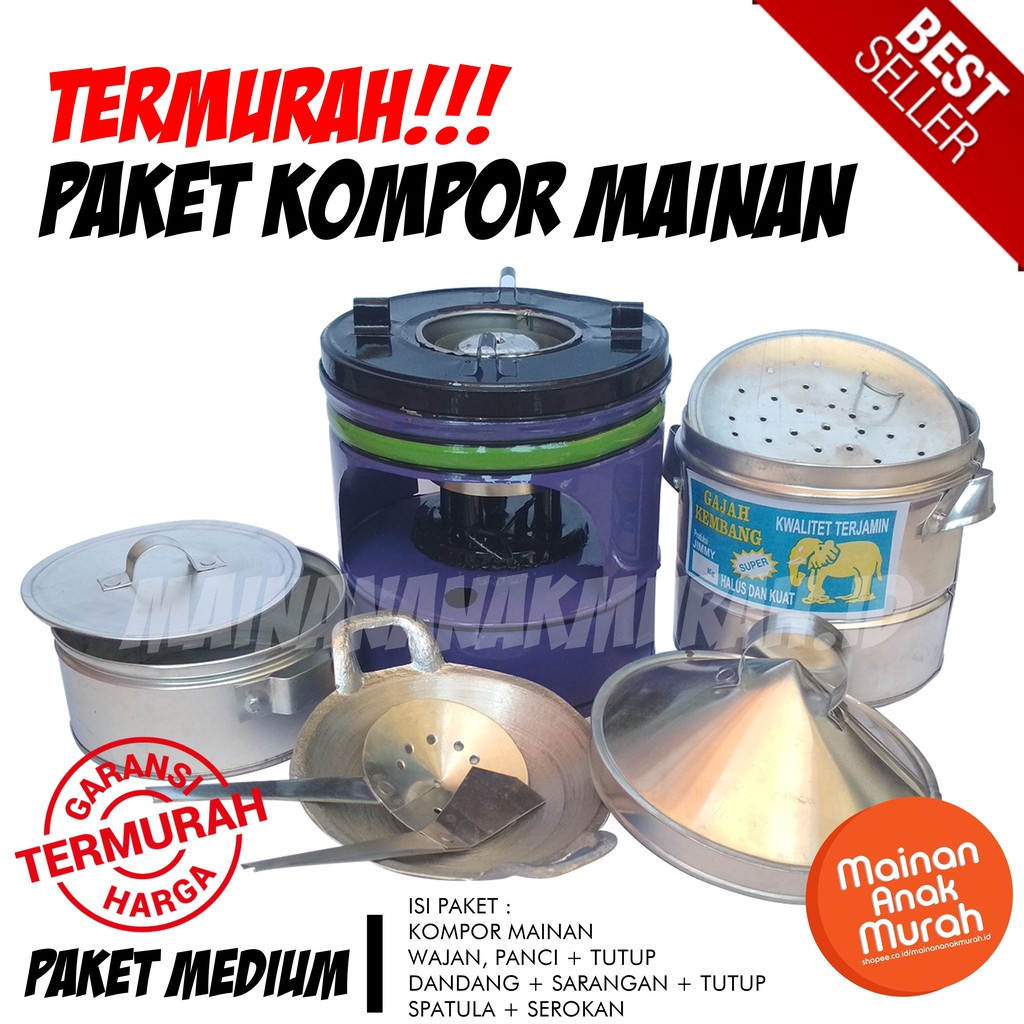 Paket Kompor Mainan  Mini Masak  Masakan  Anak Jadul 