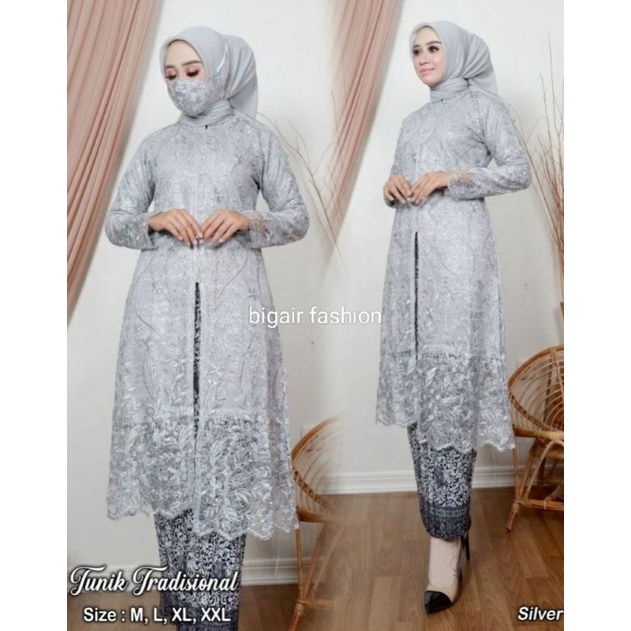 KEBAYA MODERN KEBAYA TUNIK TILLE SPIDER  KEBAYA TUNIK BUSUI  KEBAYA TRADISIONAL BY BA