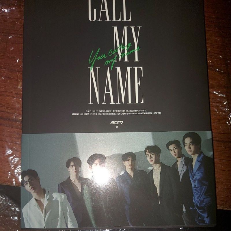 PC Photocard Jackson Bambam & Album Got7 Call My Name