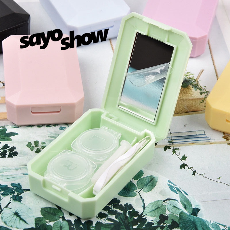 SAYOSHOW - Tempat Softlens Warna Macaron  / Softlens Case