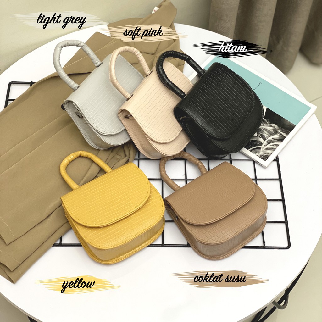 Tas Slingbag Croco Davina